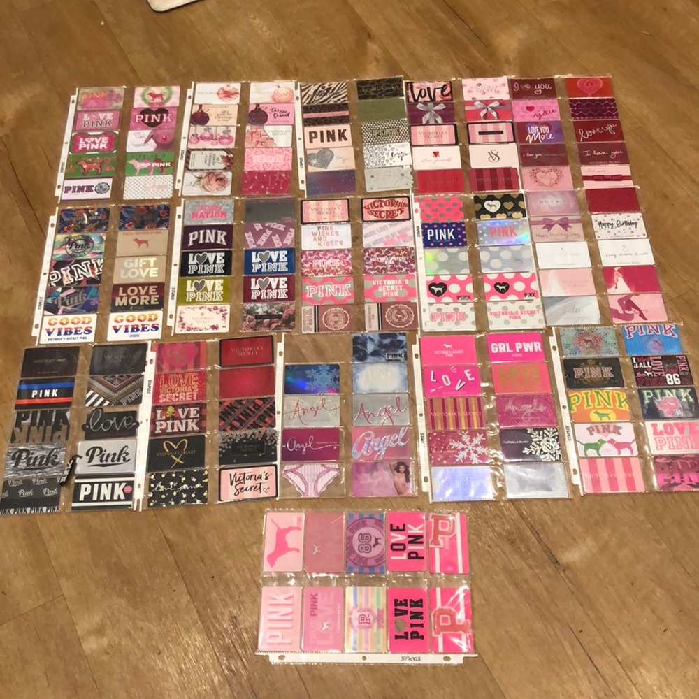 Iso Cards pink Victoria’s Secret